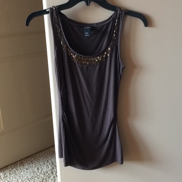 Brown Dress Tank Top - Picture 2 of 2